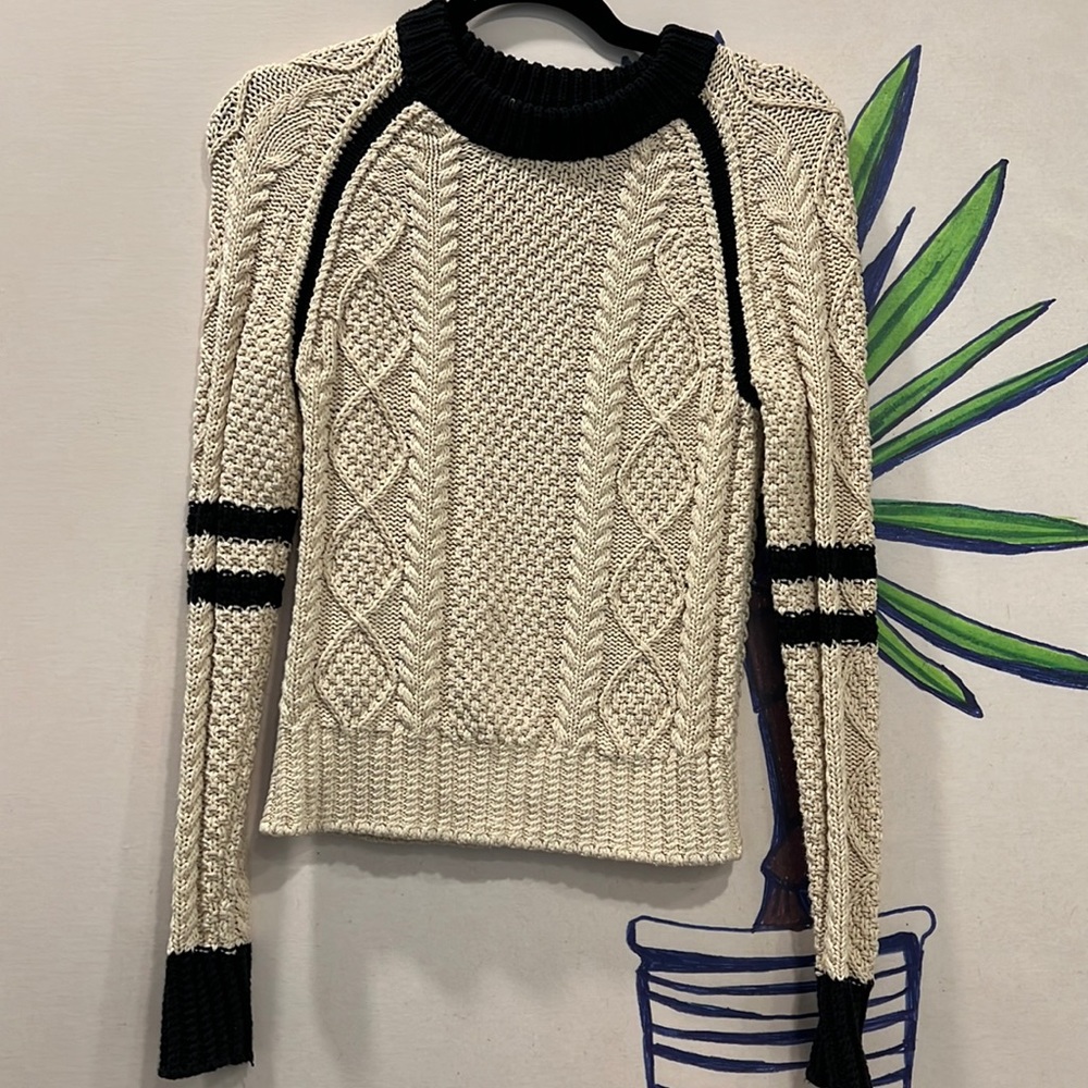 LL Bean Fisherman Sweater XXS Classic